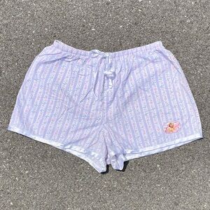 Winnie The Pooh Floral Vtg Disney Store Pajama Lounge Shorts Women’s Size (XL)